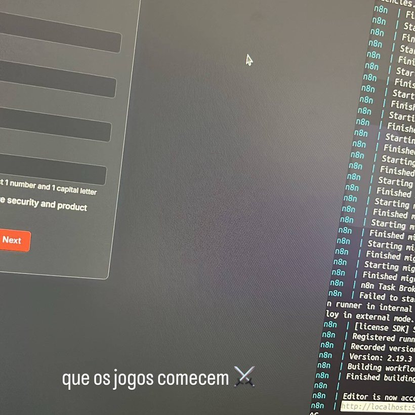 Ambiente de automação com n8n